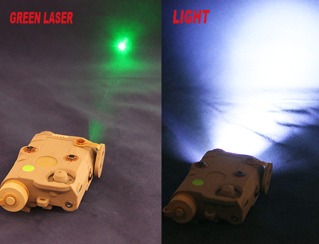 AN/PEQ-15 Green Laser White LED Flashlight Torch IR illuminator